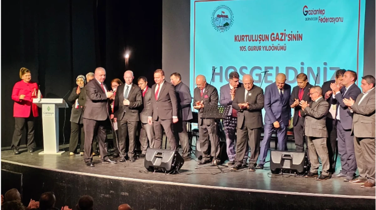 Ankara&rsquo;da Gaziantep R&uuml;zgarı: "Gazi" &Uuml;nvanının 105. Yılı Coşkuyla Kutlandı