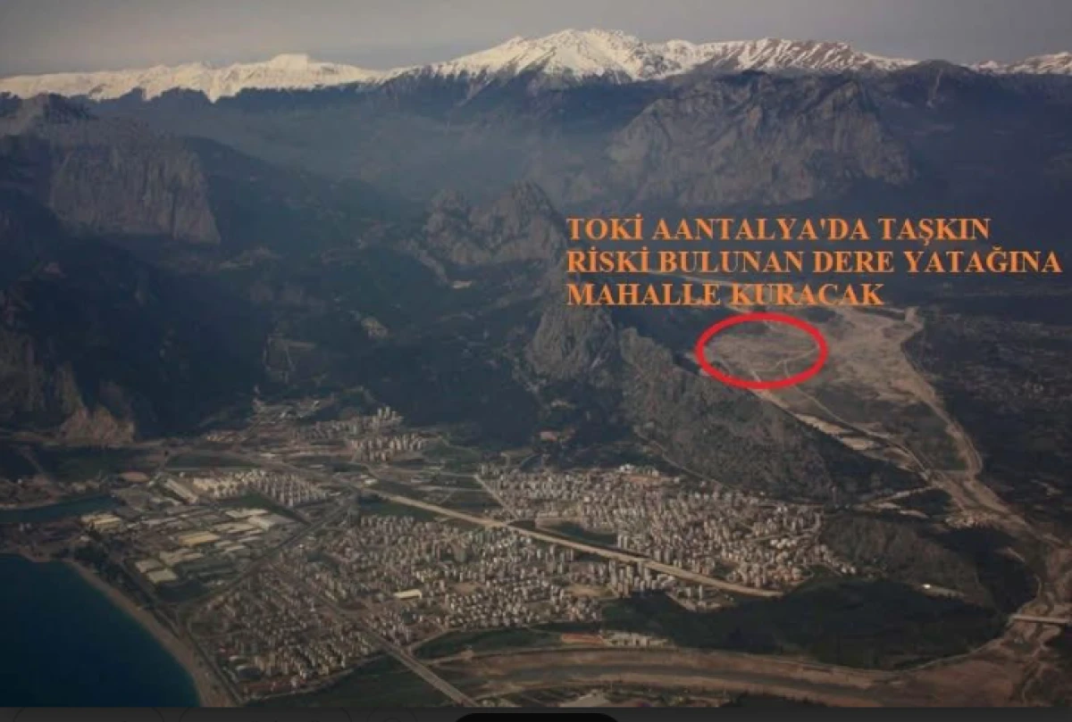 Dere yatağındaki TOKİ projesini mahkeme durdurdu!