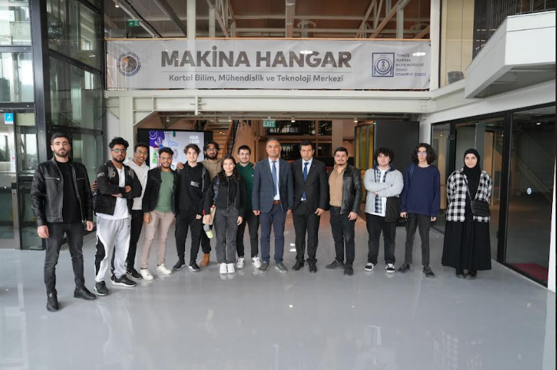 Erasmus Öğrencilerinden Bilim, Mühendislik ve Teknoloji Merkezi Makine Hangar’a Ziyaret