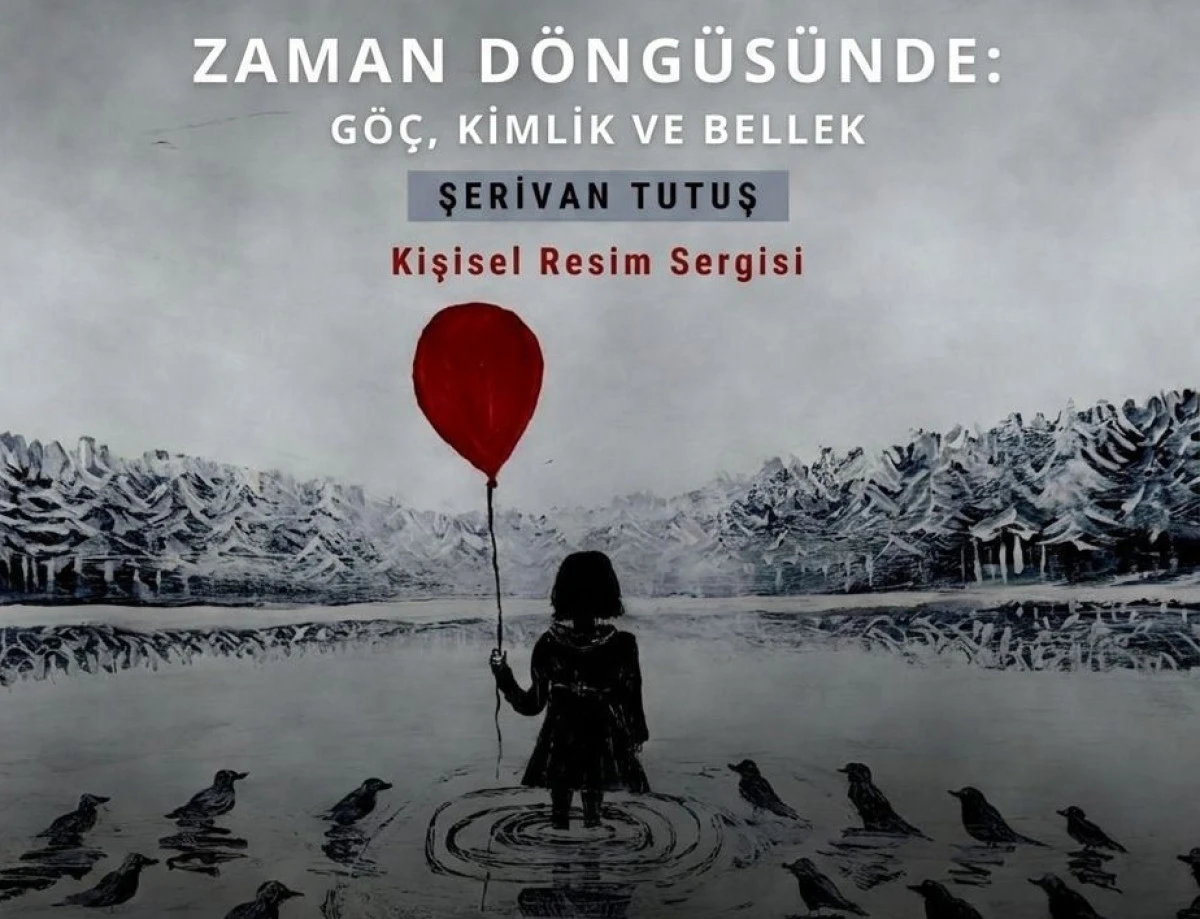 M&Uuml;ZİĞİ TUVALE TAŞIYAN SERGİ Zamanın D&ouml;ng&uuml;s&uuml;nde: G&ouml;&ccedil;, Kimlik ve Hafıza